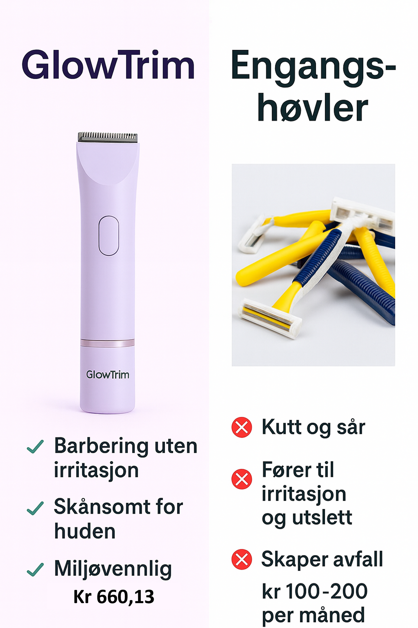 GlowTrim™ 2 in 1 Trimmer