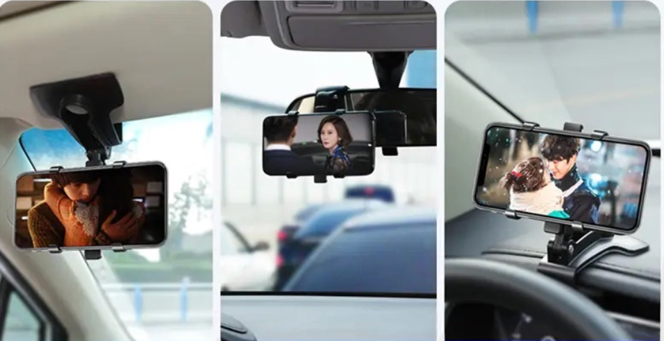 ‘Save Driver’ Universell 360° roterbar telefonholder!