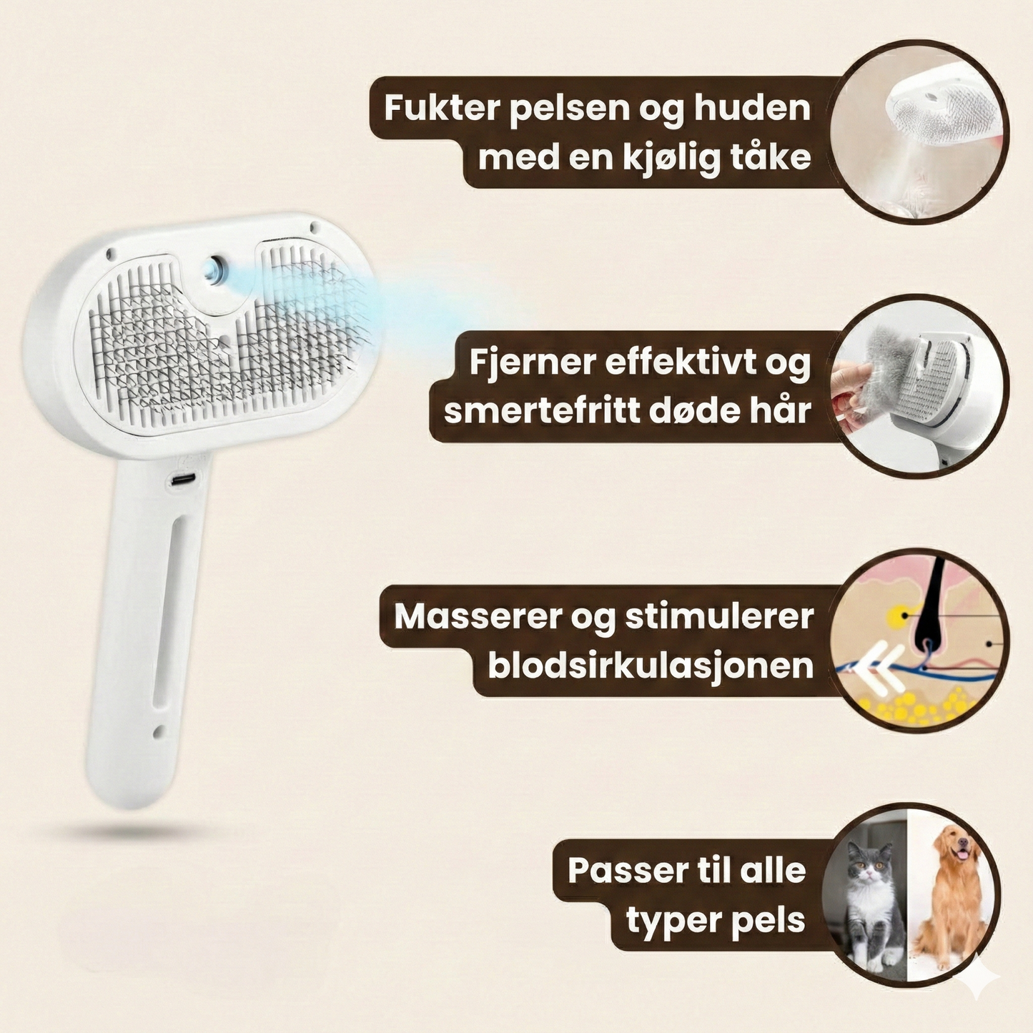 PelsLykke™ CareBrush